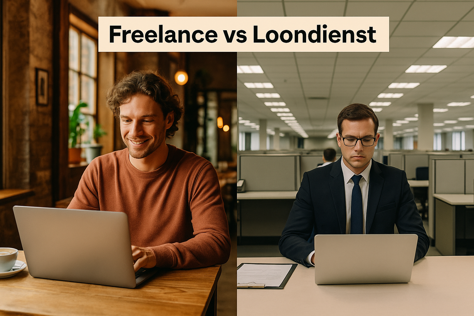 Freelancer versus werknemer in loondienst