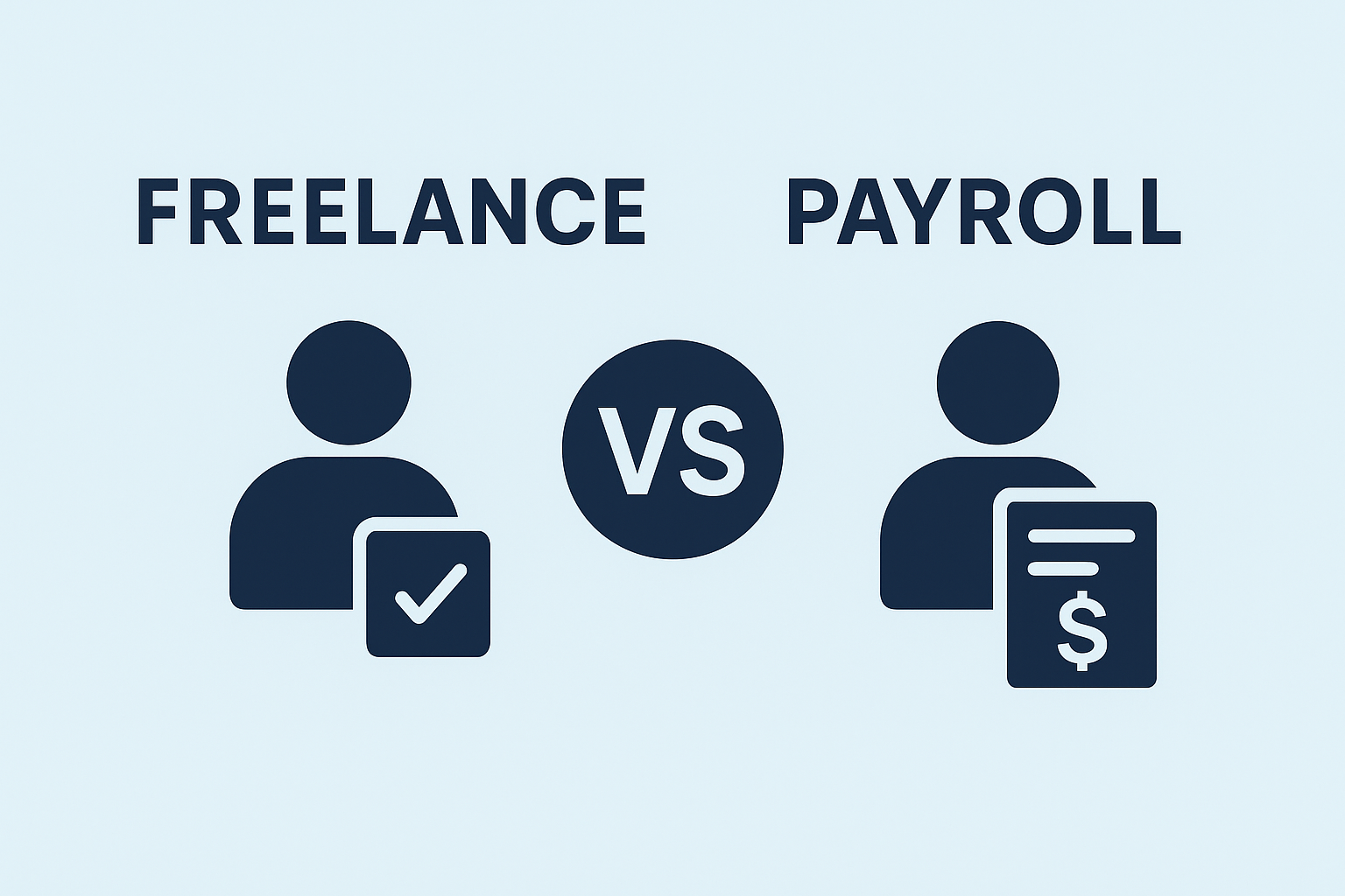 Freelancer versus payroll medewerker